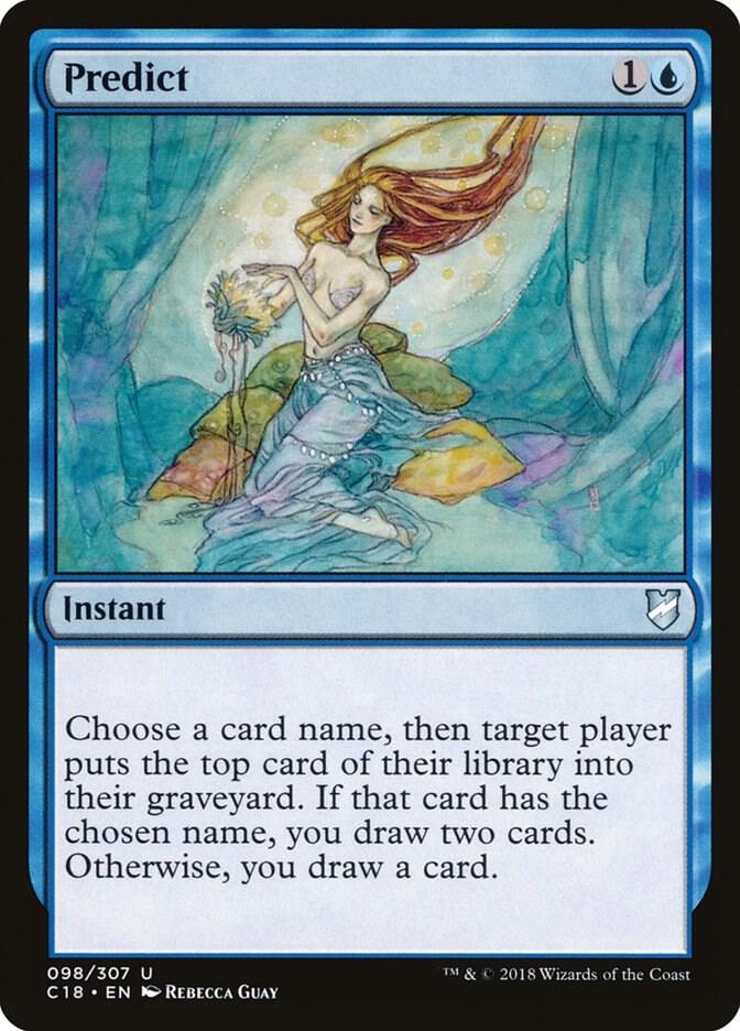 Predict, Commander 2018 98