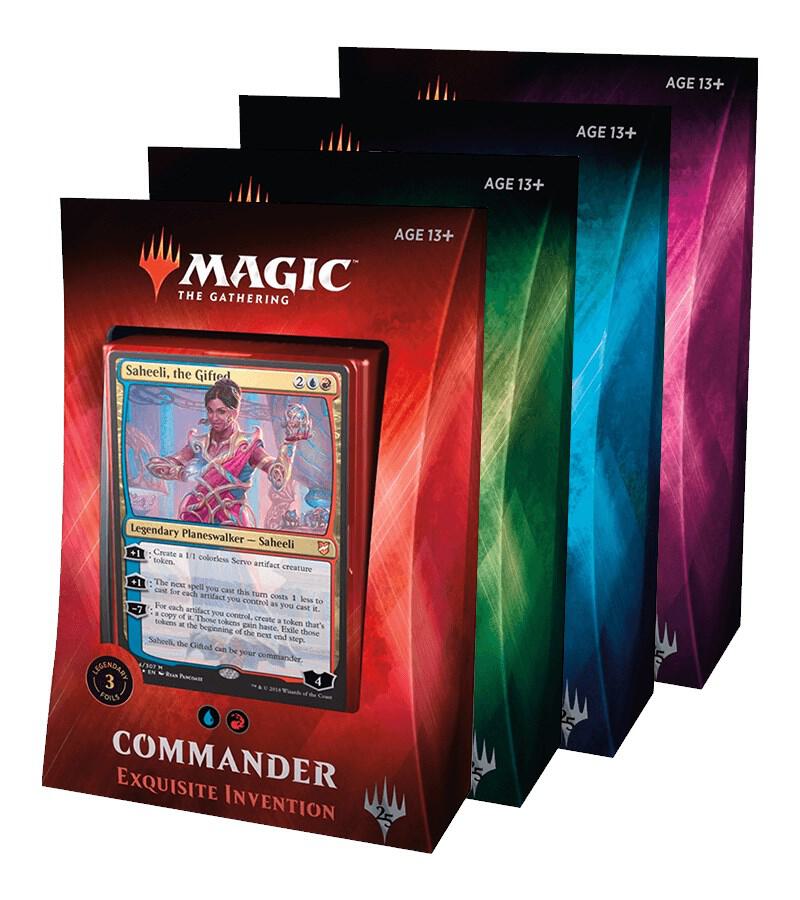 Commander 2018 - Set of 4, Commander 2018 P166596