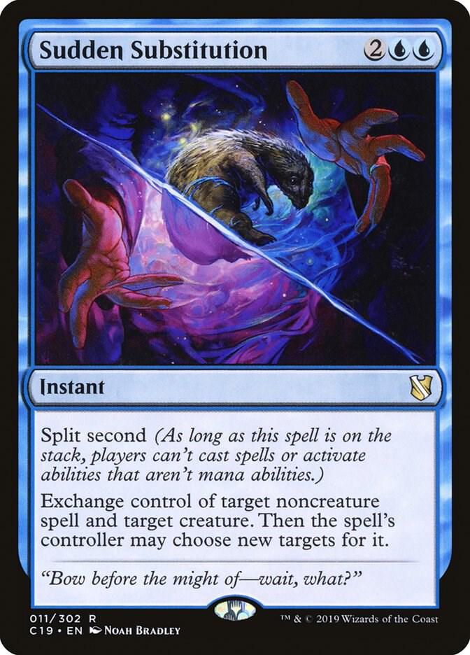 Sudden Substitution, Commander 2019 11