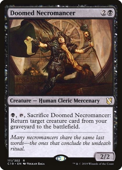 Doomed Necromancer, Commander 2019 111