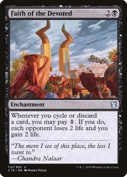Faith of the Devoted, Commander 2019 112