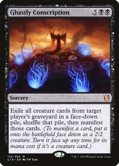 Ghastly Conscription, Commander 2019 115