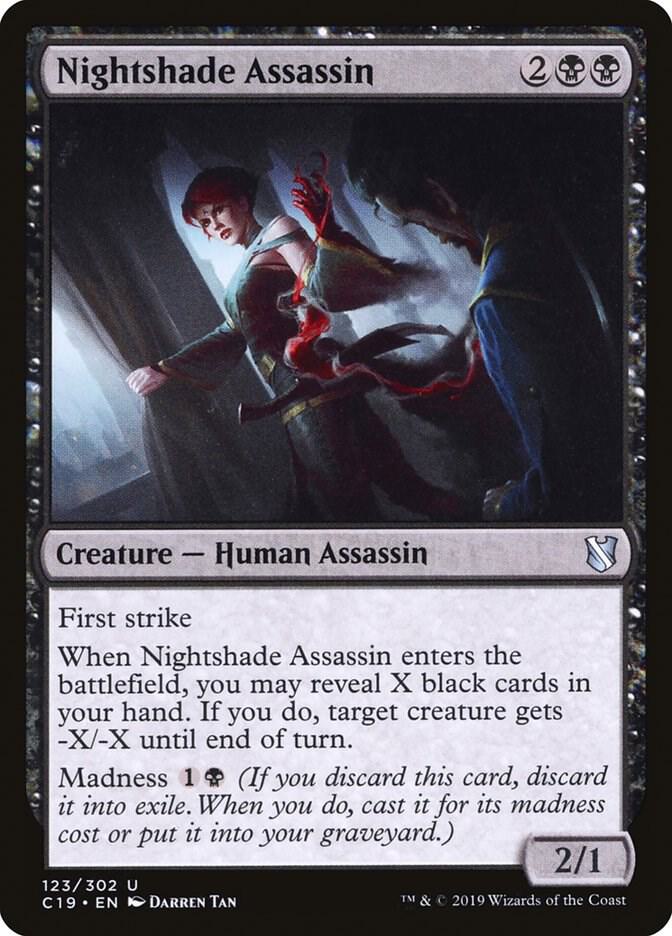 Nightshade Assassin, Commander 2019 123