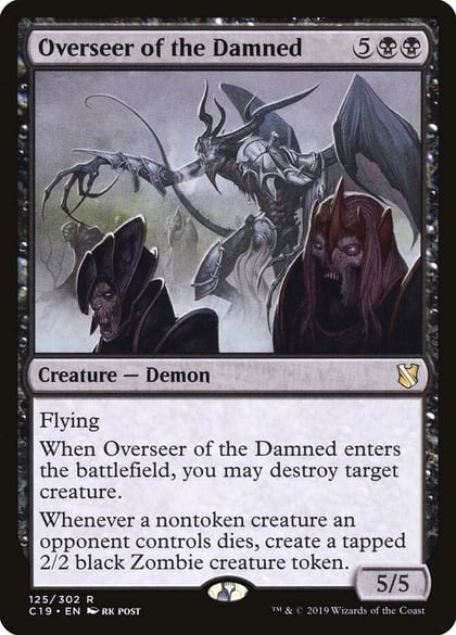 Overseer of the Damned, Commander 2019 125