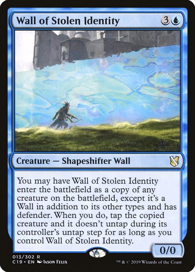 Wall of Stolen Identity, Commander 2019 13