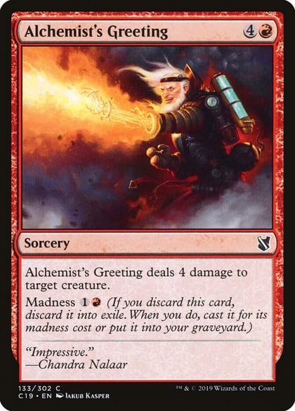 Alchemist's Greeting, Commander 2019 133