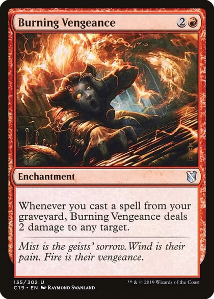 Burning Vengeance, Commander 2019 135