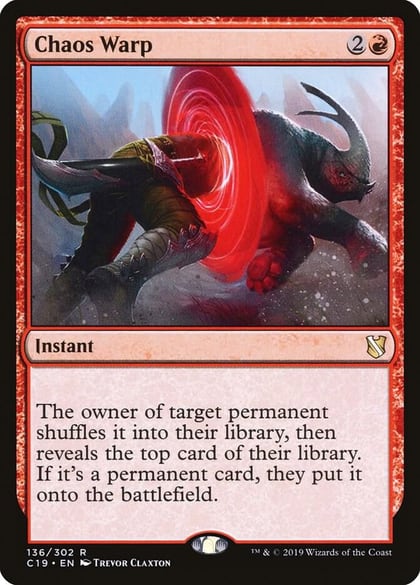 Chaos Warp, Commander 2019 136