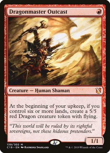 Dragonmaster Outcast, Commander 2019 139