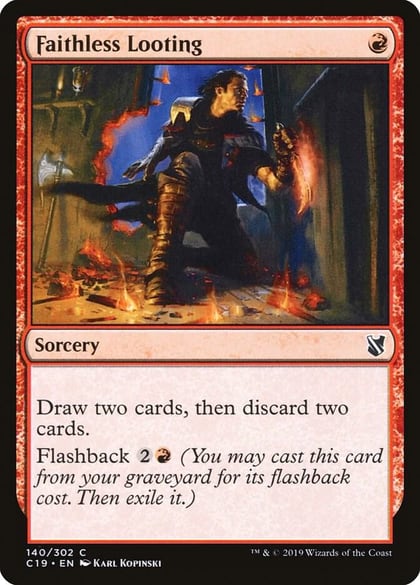 Faithless Looting, Commander 2019 140