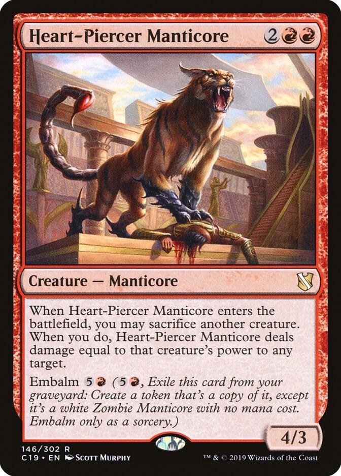 Heart-Piercer Manticore, Commander 2019 146