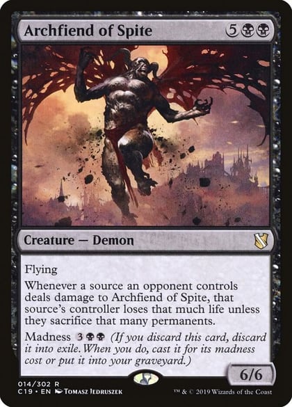 Archfiend of Spite, Commander 2019 14