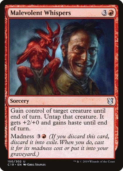 Malevolent Whispers, Commander 2019 150