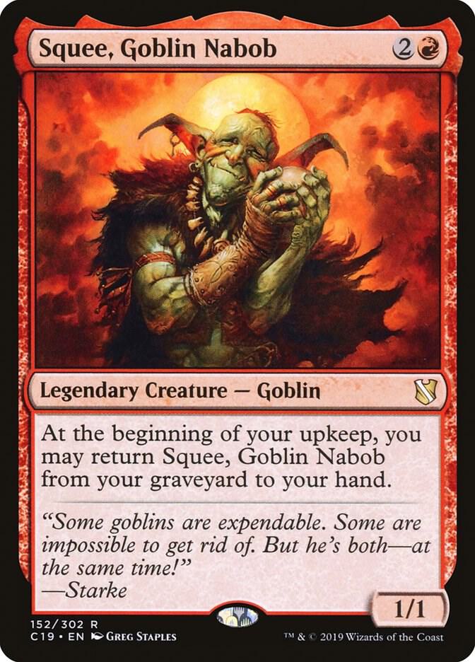 Squee, Goblin Nabob, Commander 2019 152