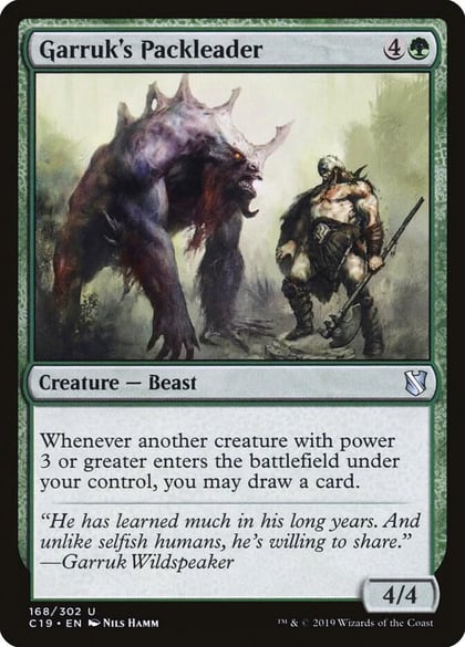 Garruk's Packleader, Commander 2019 168