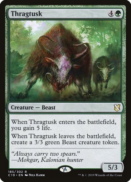Thragtusk, Commander 2019 185