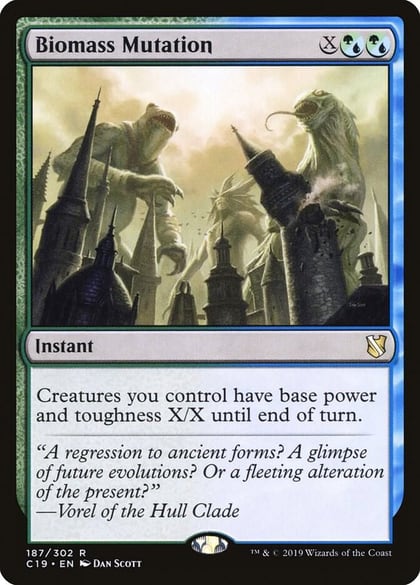 Biomass Mutation, Commander 2019 187