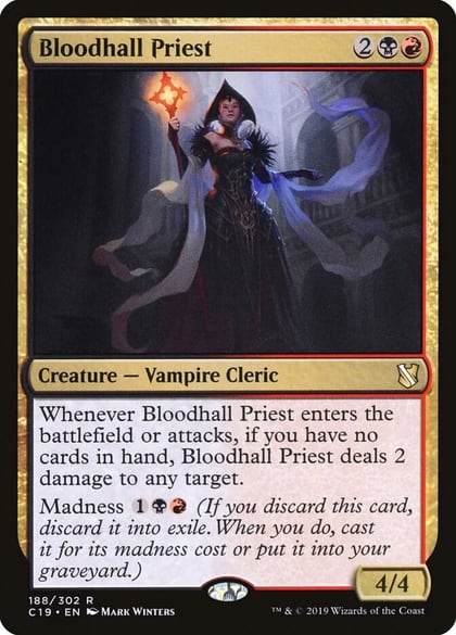 Bloodhall Priest, Commander 2019 188