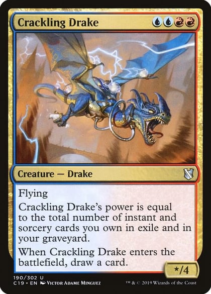 Crackling Drake, Commander 2019 190