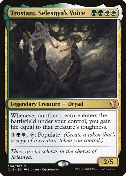 Trostani, Selesnya's Voice, Commander 2019 204