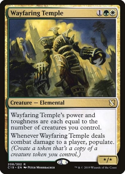 Wayfaring Temple, Commander 2019 208