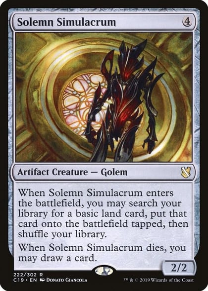 Solemn Simulacrum, Commander 2019 222