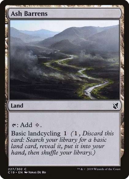 Ash Barrens, Commander 2019 227