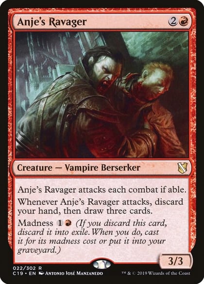 Anje's Ravager, Commander 2019 22