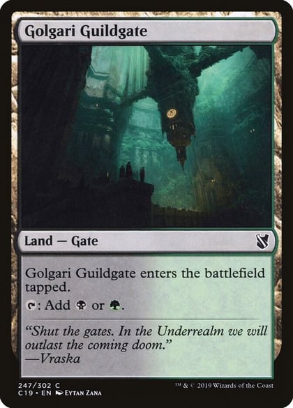 Golgari Guildgate, Commander 2019 247