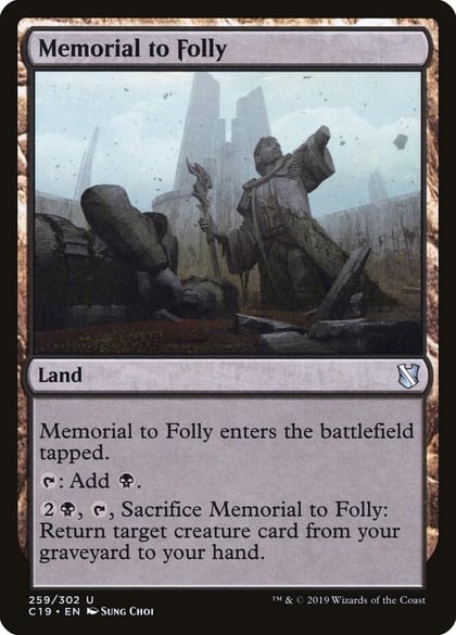 Memorial to Folly, Commander 2019 259