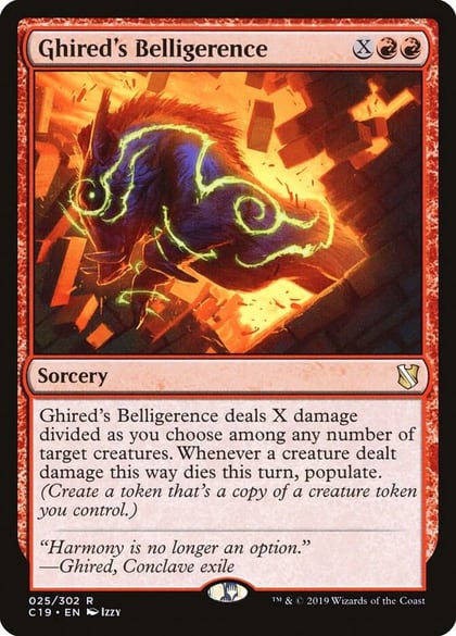 Ghired's Belligerence, Commander 2019 25