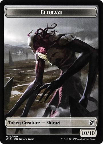 Eldrazi // Egg Double-Sided Token, Commander 2019 26 // 16