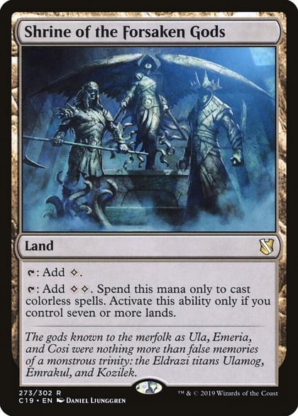 Shrine of the Forsaken Gods, Commander 2019 273