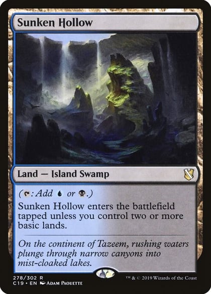 Sunken Hollow, Commander 2019 278