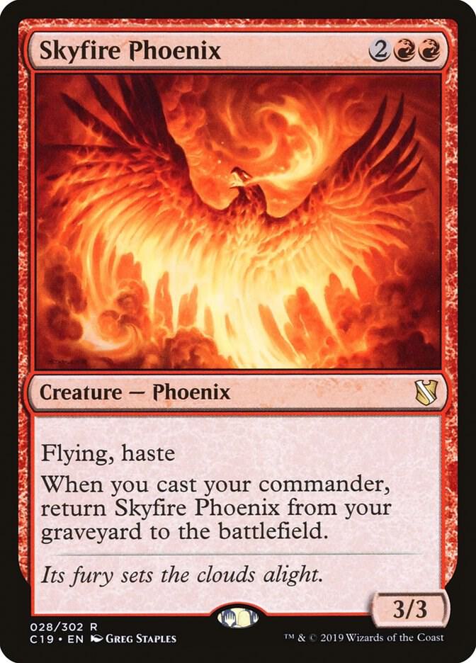Skyfire Phoenix, Commander 2019 28