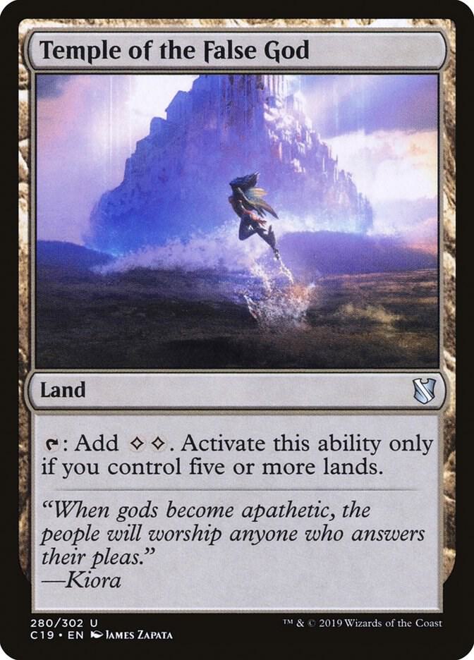 Temple of the False God, Commander 2019 280