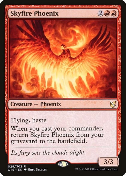 Skyfire Phoenix, Commander 2019 28