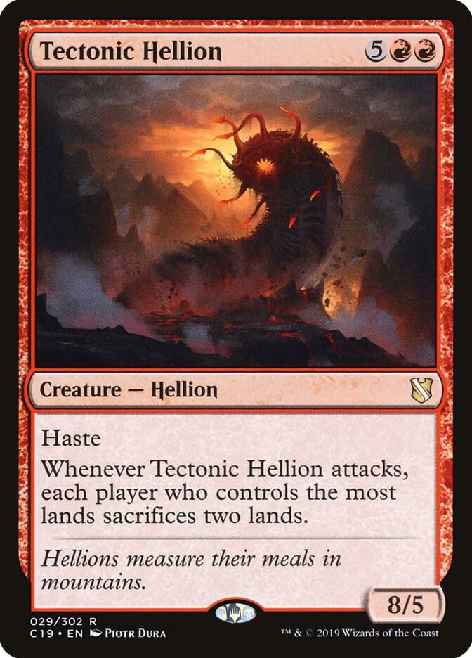 Tectonic Hellion, Commander 2019 29
