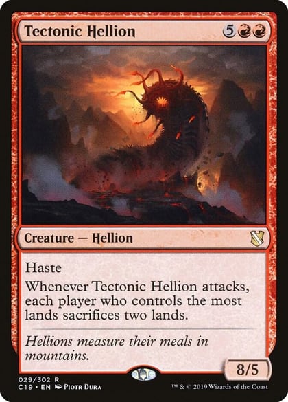 Tectonic Hellion, Commander 2019 29