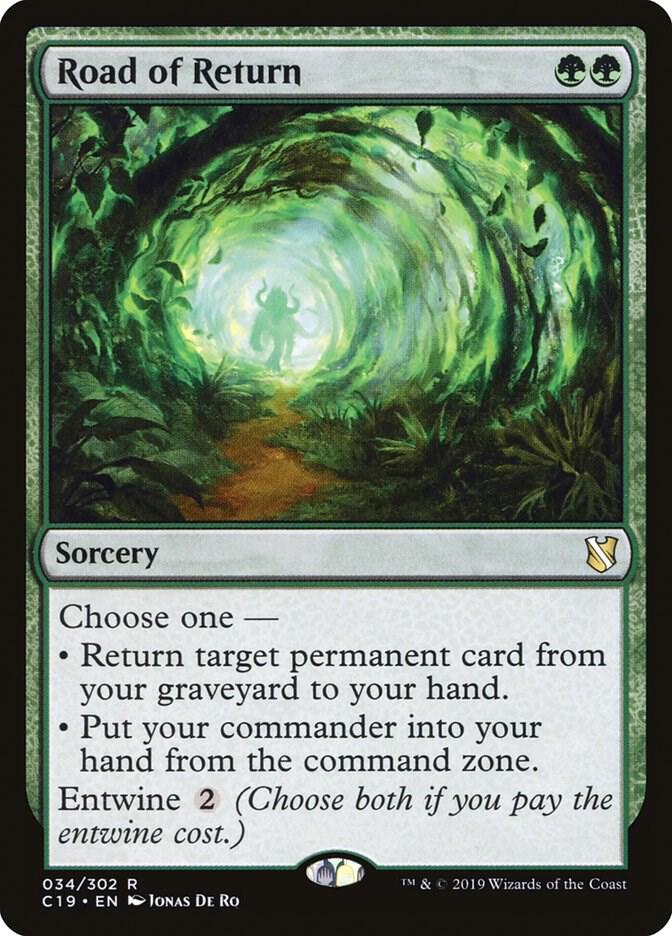 Road of Return, Commander 2019 34