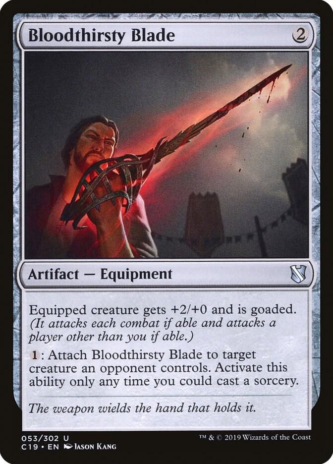 Bloodthirsty Blade, Commander 2019 53