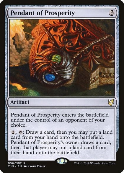 Pendant of Prosperity, Commander 2019 56