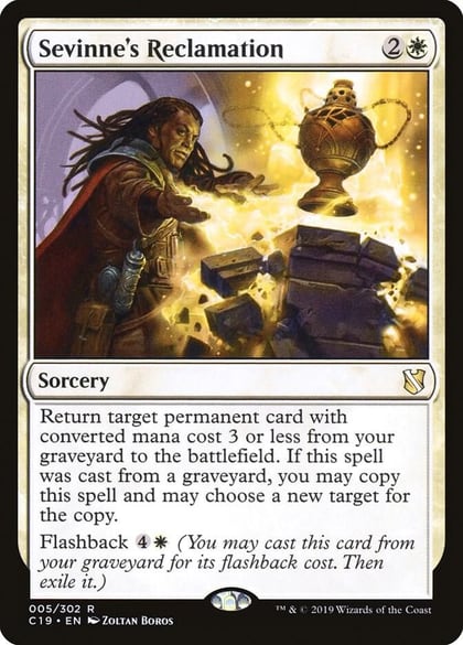 Sevinne's Reclamation, Commander 2019 5