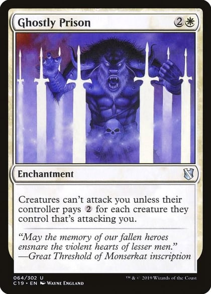 Ghostly Prison, Commander 2019 64