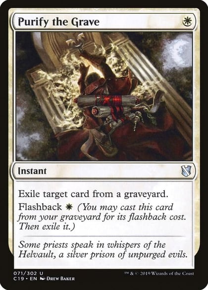 Purify the Grave, Commander 2019 71