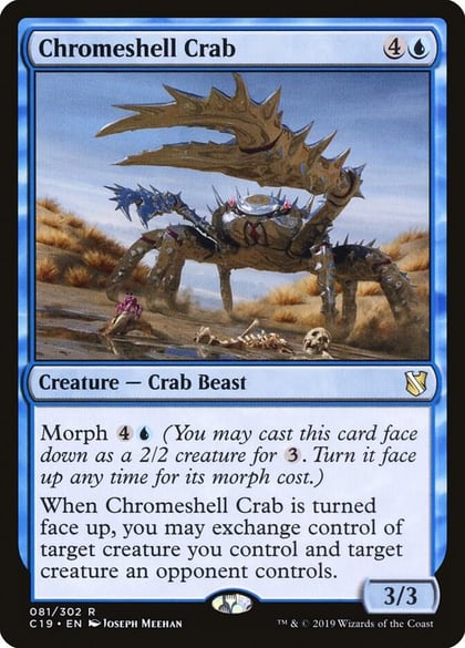 Chromeshell Crab, Commander 2019 81