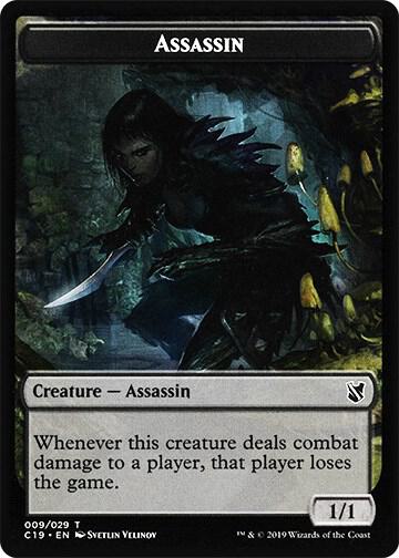 Assassin // Morph Double-Sided Token, Commander 2019 9 // 27