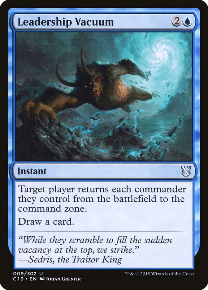 Leadership Vacuum, Commander 2019 9