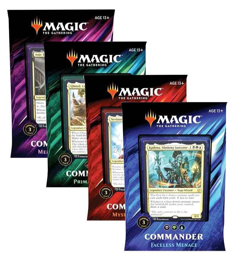 Commander 2019 - Set of 4, Commander 2019 P193443