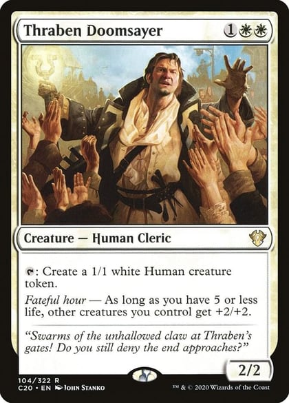 Thraben Doomsayer, Commander 2020 104